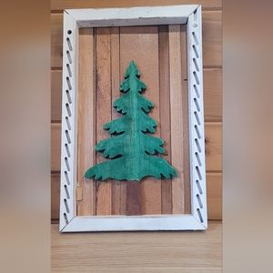 Upcycled tree frame